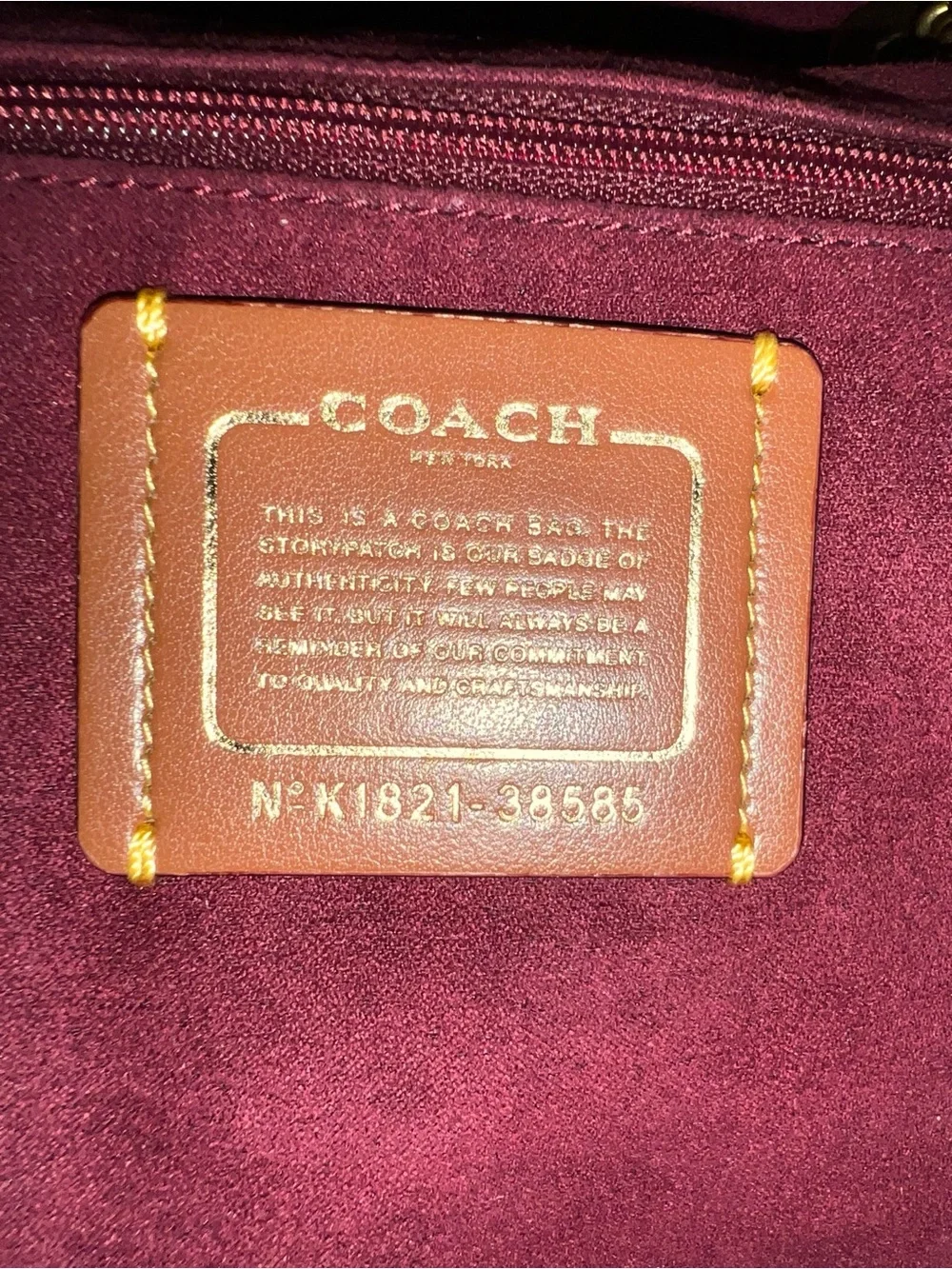 Coach Signature Backpack
